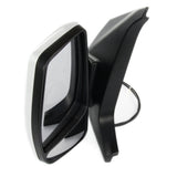 Frozen White Ford Transit Custom Complete Door Wing Mirror Left Passenger Side