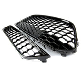 Ford Fiesta mk7 2013-17 Honeycomb Zetec S Style Front Grilles Black