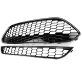 Ford Fiesta mk7 2013-17 Honeycomb Zetec S Style Front Grilles Black