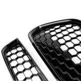 Ford Fiesta mk7 2013-17 Honeycomb Zetec S Style Front Grilles Black