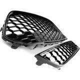 Ford Fiesta mk7 2013-17 Honeycomb Zetec S Style Front Grilles Black