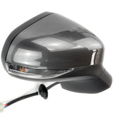 Magnetic Grey Ford Fiesta mk8 Complete Full Door Wing Mirror Right Drivers Side