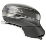 Magnetic Grey Ford Fiesta mk8 Complete Full Door Wing Mirror Right Drivers Side