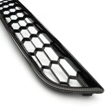 Ford Fiesta mk7 Carbon Fibre Black Honeycomb Zetec S Front Grilles & Fogs Covers