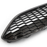 Ford Fiesta mk7 Carbon Fibre Black Honeycomb Zetec S Front Grilles & Fogs Covers