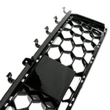 Ford Focus mk4 ST and ST-Line RS Style All Gloss Black Honeycomb Front Grilles Kit