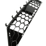 Ford Focus mk4 ST and ST-Line RS Style All Gloss Black Honeycomb Front Grilles Kit