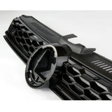 All Gloss Black GTI Style TDI Honeycomb Front Grille for VW Golf mk7.5 Facelift 2017