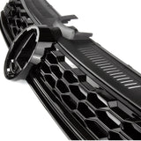 All Gloss Black GTI Style TDI Honeycomb Front Grille for VW Golf mk7.5 Facelift 2017