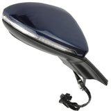 Night Blue Complete Door Wing Mirror Right Drivers Side to Fit VW Golf mk7