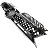 Carbon Fibre Effect TDI Honeycomb GTI Style Front Grille for VW Golf mk6