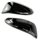 Toyota Hilux 2016 - 2024 Gloss Black Wing Mirror Covers Caps Pair Left Right