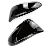 Toyota Hilux 2016 - 2024 Gloss Black Wing Mirror Covers Caps Pair Left Right