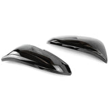Toyota Hilux 2016 - 2024 Gloss Black Wing Mirror Covers Caps Pair Left Right