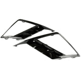 Seat Ibiza FR mk5 2017 - 2025 Gloss Black Front Bumper Fog Light Grilles Pair Left Right