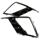 Seat Ibiza FR mk5 2017 - 2025 Gloss Black Front Bumper Fog Light Grilles Pair Left Right