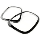 Gloss Black Rear Lights Back Taillight Surrounds Covers for Mini F55 F56 F57