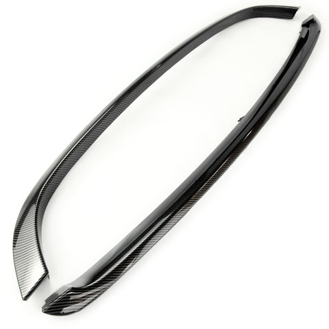 Carbon Fibre Black Front Bumper Grille Surrounds for Mini R55 R56 R57 R58 R59