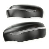 Matt Black Door Wing Mirror Styling Covers Caps Pair Left Right for Nissan Navara 16-21