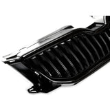 Custom All Gloss Black Front Upper and Lower Bumper Grilles & Fog Light Covers for Skoda Octavia mk3 2013 - 2017