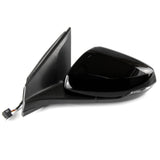 Black Complete Door Wing Mirror Left Passenger Side to Fit VW Polo mk6 2018 - 2024