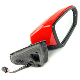 Red Complete Door Wing Mirror Right Drivers Side to Fit VW Polo mk6 2018 - 2024