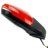 Red Complete Door Wing Mirror Right Drivers Side to Fit VW Polo mk6 2018 - 2024