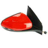 Red Complete Door Wing Mirror Right Drivers Side to Fit VW Polo mk6 2018 - 2024