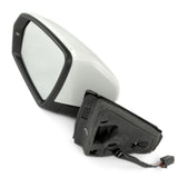 White Complete Door Wing Mirror Left Passenger Side to Fit VW Polo mk6 2018 - 2024