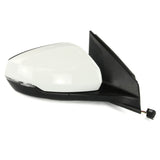White Complete Door Wing Mirror Right Driver Side to Fit VW Polo mk6 2018 - 2024