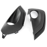 Front Bumper Fog Light Grilles Surrounds Left Right Side Pair Black for Peugeot 208 2015-2019