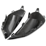 Front Bumper Fog Light Grilles Surrounds Left Right Side Pair Black for Peugeot 208 2015-2019