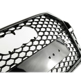 Audi Q3 8U Facelift 2015 - 2018 RS Style Gloss Black Honeycomb Front Bumper Grille