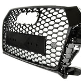 Audi Q3 8U Facelift 2015 - 2018 RS Style Gloss Black Honeycomb Front Bumper Grille