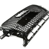 Audi Q5 8R Facelift 2013-2017 RS Style Gloss Black Honeycomb Front Bumper Grille