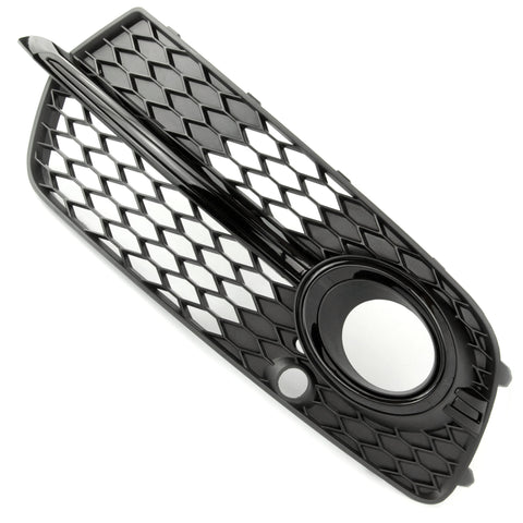 Audi Q5 S-Line 2013-2017 Black Edition Front Fog Light Grille Left Passenger Side