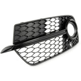 Audi Q5 S-Line 2013-2017 Black Edition Front Fog Light Grille Left Passenger Side