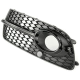 Audi Q5 S-Line 2013-2017 Black Edition Front Fog Light Grille Left Passenger Side