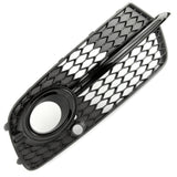 Audi Q5 S-Line 2013-2017 Black Edition Front Fog Light Grille Right Drivers Side