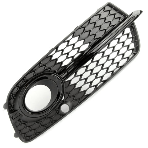 Audi Q5 S-Line 2013-2017 Black Edition Front Fog Light Grille Right Drivers Side