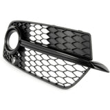 Audi Q5 S-Line 2013-2017 Black Edition Front Fog Light Grille Right Drivers Side