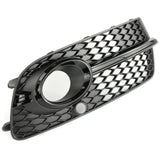 Audi Q5 S-Line 2013-2017 Black Edition Front Fog Light Grille Right Drivers Side