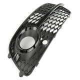 Audi Q5 S-Line 2013-2017 Black Edition Front Fog Light Grille Right Drivers Side