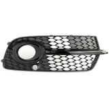 Audi Q5 S-Line 2013-2017 Black Edition Front Fog Light Grille Right Drivers Side