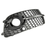 Audi Q5 S-Line 2013-2017 Black Edition Front Fog Light Grille Right Drivers Side