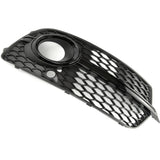 Audi Q5 S-Line 2013-2017 Black Edition Front Fog Light Grille Right Drivers Side