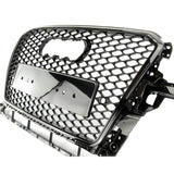 Audi Q5 8R Facelift 2013-2017 RS Style Honeycomb Front Bumper Grille & Fog Light Covers Kit