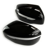 Nissan Qashqai & X-Trail Black Door Wing Mirror Covers Caps Pair Both Sides