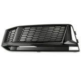 Audi S4 B9 2015-2019 Black Front Bumper Grille Left Passenger Side A4