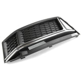 Audi S4 B9 2015-2019 Front Bumper Grille Silver Chrome Left Passenger Side A4